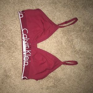 Read Calvin Klein sports bra